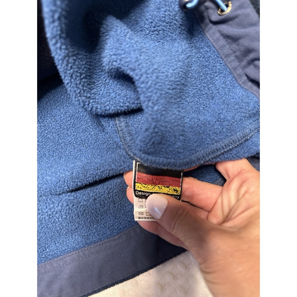 VAUDE Fleece Full Zip Teal Blue Jacket SZ LG Outdoor Polartec Hiking - Picture 7 of 13